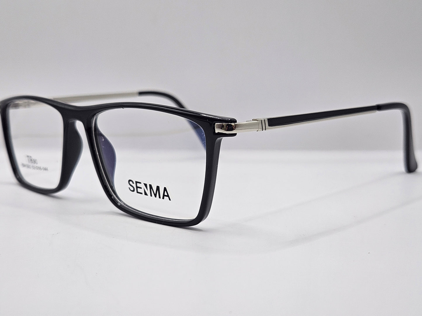 Lentes Básicos Seima SM1392 — Pasta/Metal (Negro/Plata, Azul/Plata, Café/Dorado y Gris/Plata)
