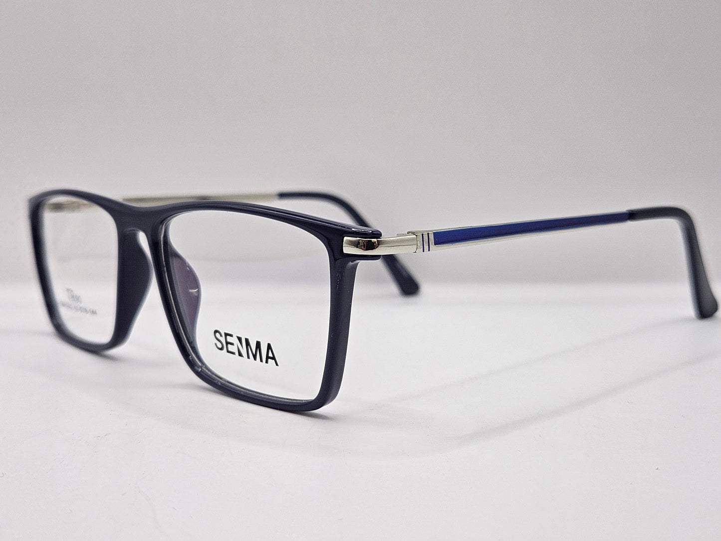 Lentes Básicos Seima SM1392 — Pasta/Metal (Negro/Plata, Azul/Plata, Café/Dorado y Gris/Plata)