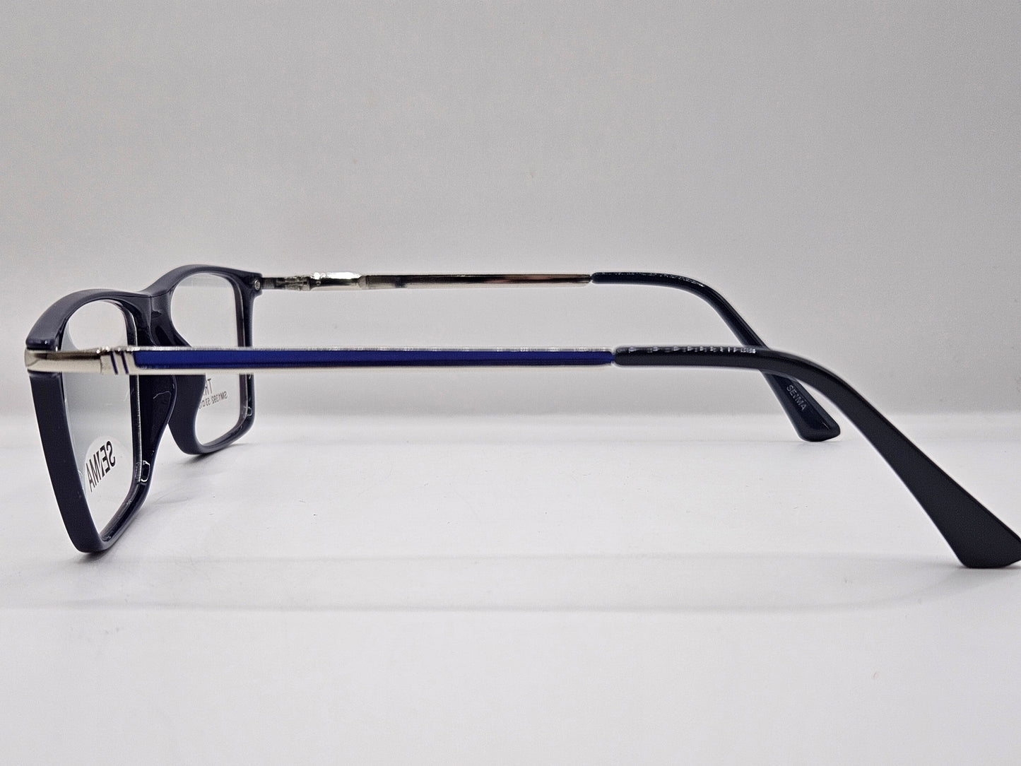 Lentes Básicos Seima SM1392 — Pasta/Metal (Negro/Plata, Azul/Plata, Café/Dorado y Gris/Plata)