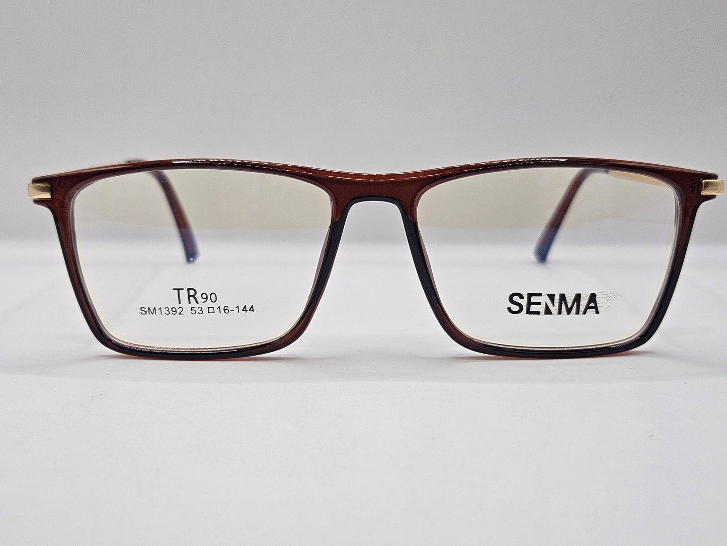 Lentes Básicos Seima SM1392 — Pasta/Metal (Negro/Plata, Azul/Plata, Café/Dorado y Gris/Plata)