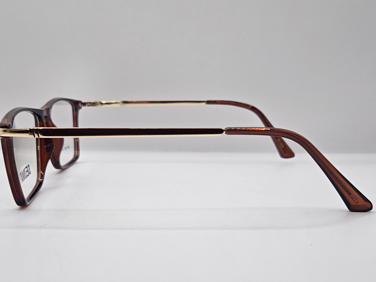 Lentes Básicos Seima SM1392 — Pasta/Metal (Negro/Plata, Azul/Plata, Café/Dorado y Gris/Plata)