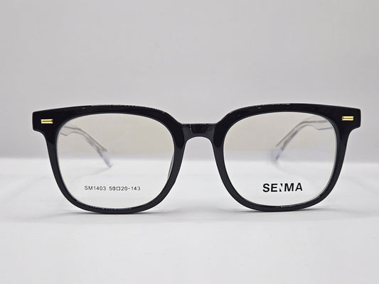 Lentes Básicos Seima SM1404 — Pasta (Negro/Azul, Gris, Cristal, Café y Animal Print)