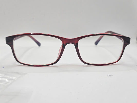 Lentes Básicos T9112 Rojos — Pasta