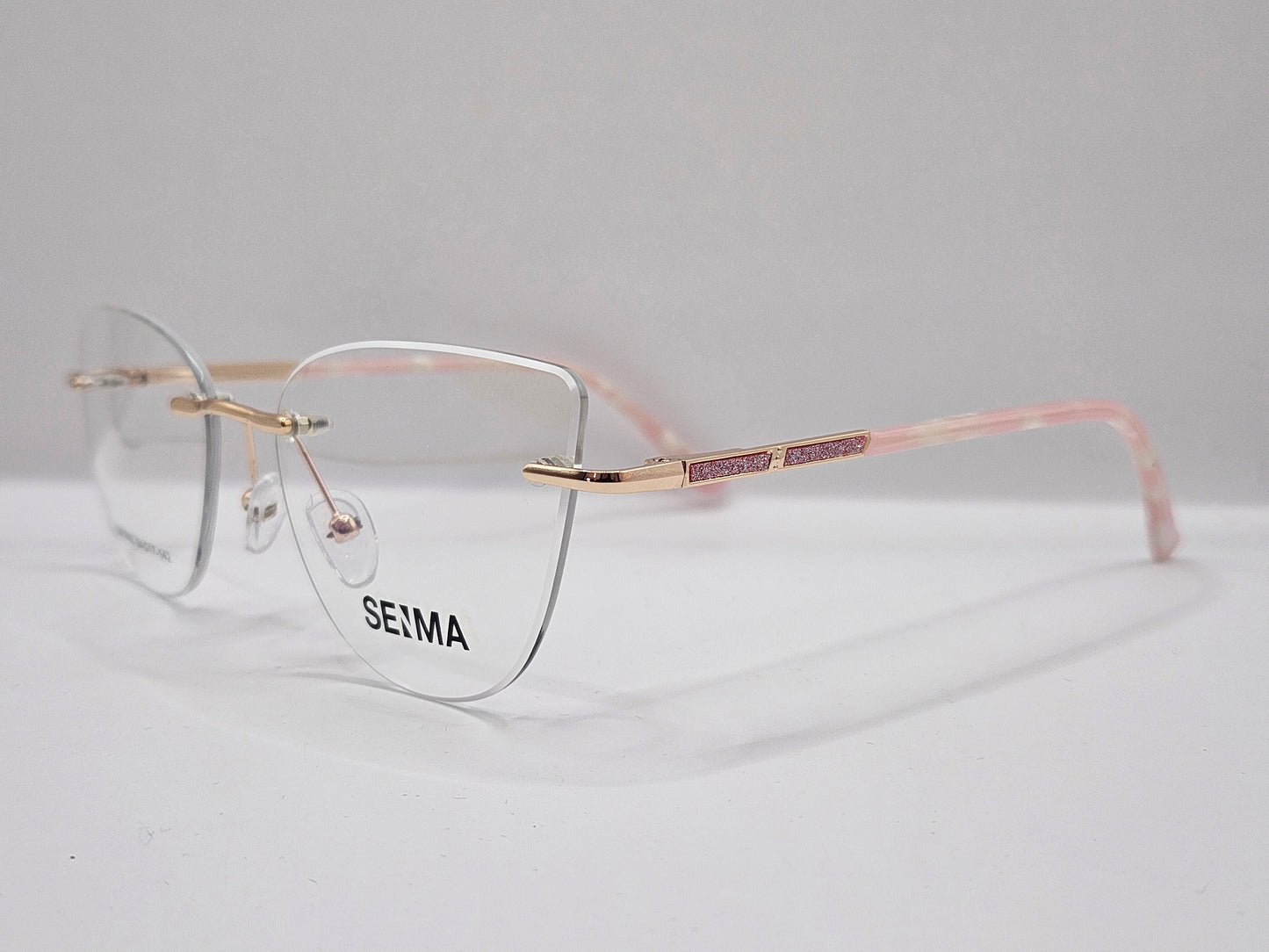 Lentes Básico 2 Seima SM1460 — Metal (Dorado/Negro y Dorado/Rosa)
