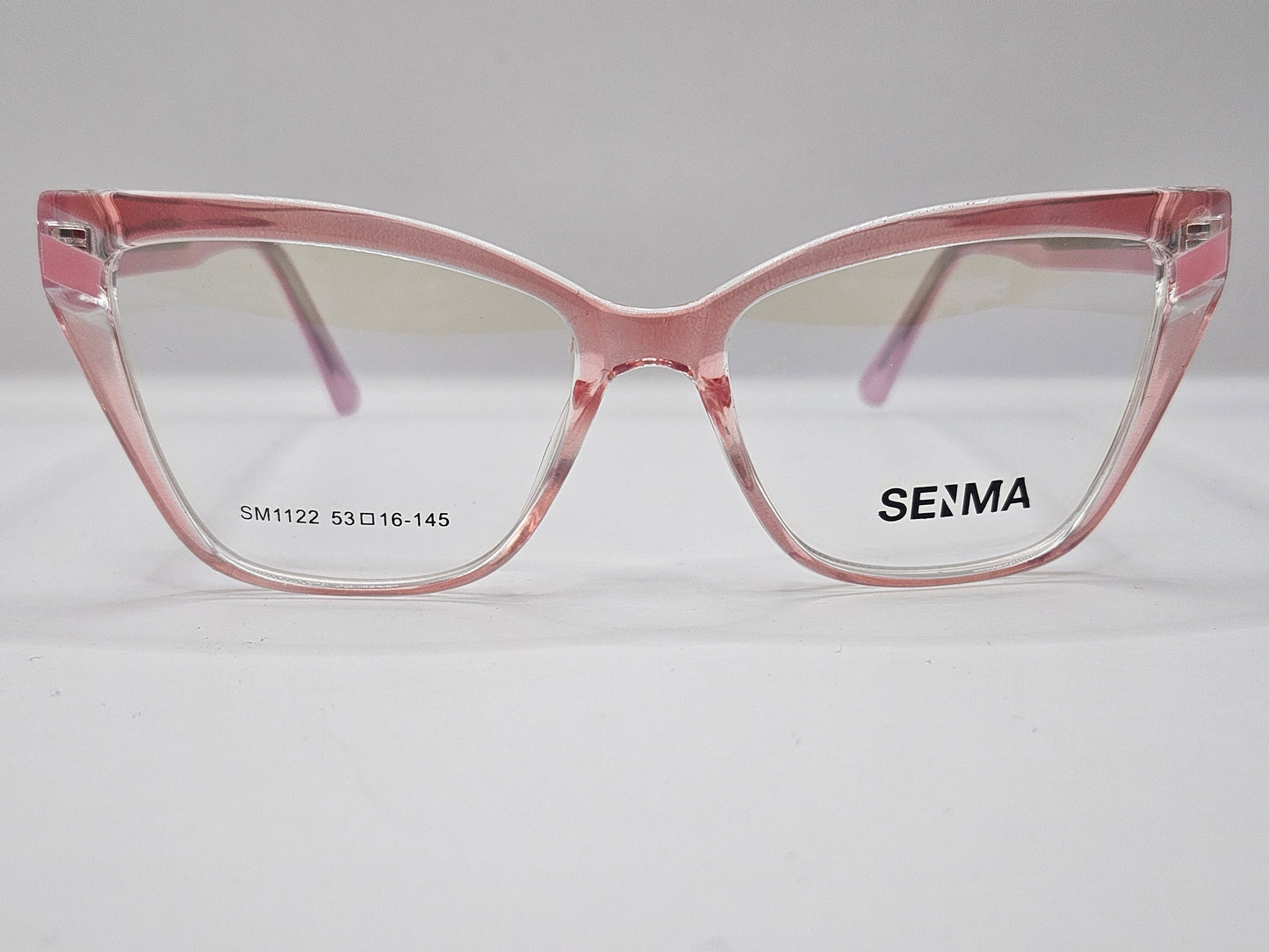 Lentes Básicos Seima SM1122 — Pasta (Rosa Cristal y Humo/Negro)