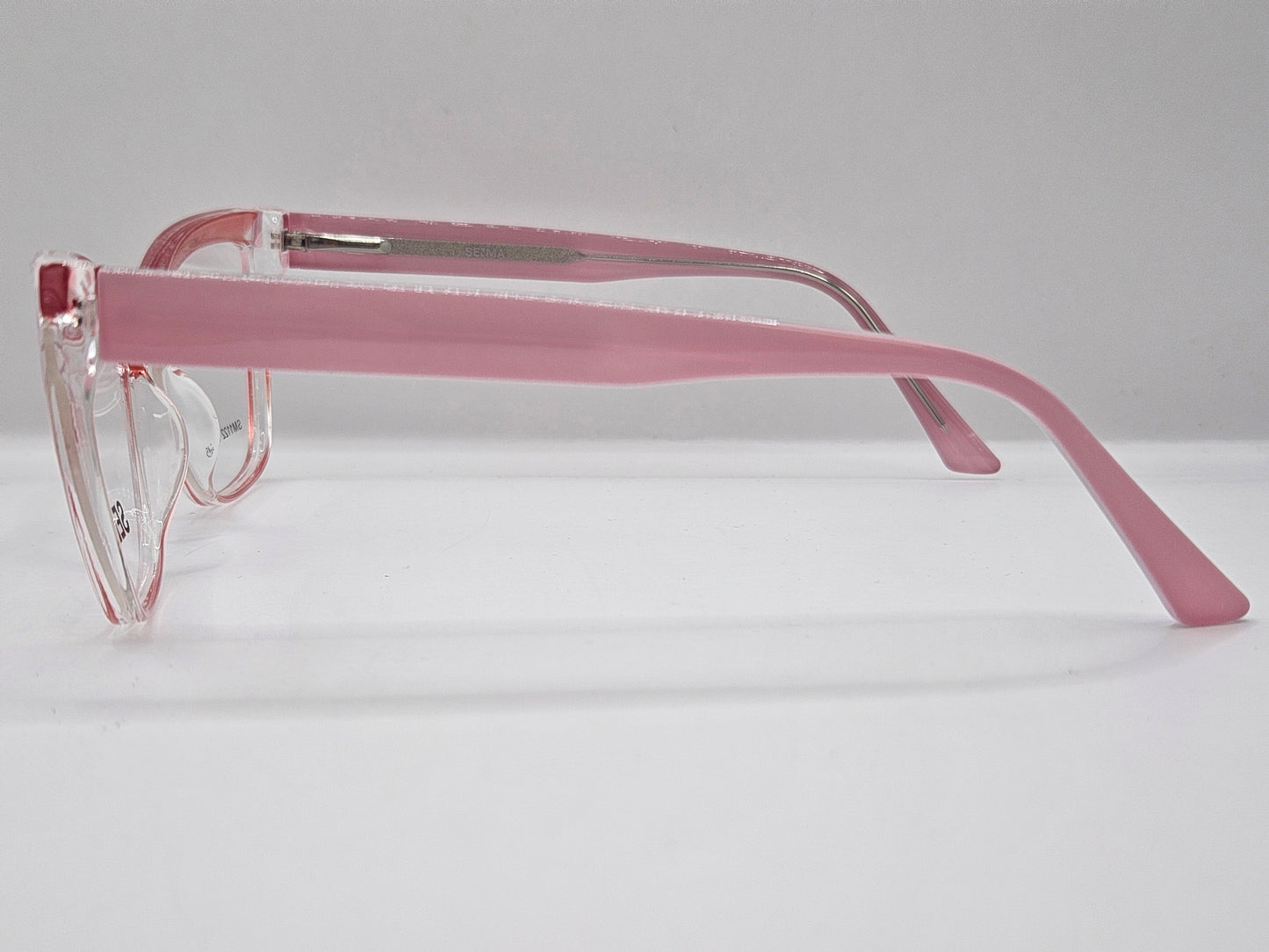 Lentes Básicos Seima SM1122 — Pasta (Rosa Cristal y Humo/Negro)