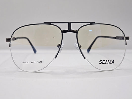 Lentes Básico 2 Seima SM1092 Gris/Plata — Metal