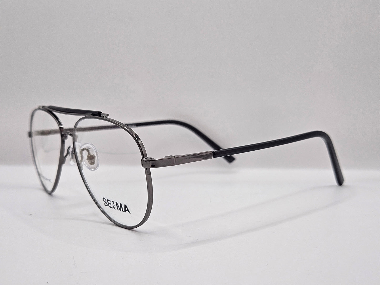 Lentes Básico 2 Seima SM1215 — Metal (Plata/Negro, Negro y Dorado/Negro)
