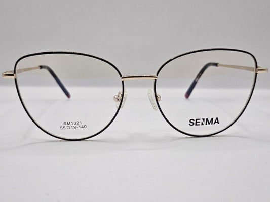 Lentes Básico 2 Seima SM1321 — Metal (Negro/Plateado/Rojo y Café/Plateado)