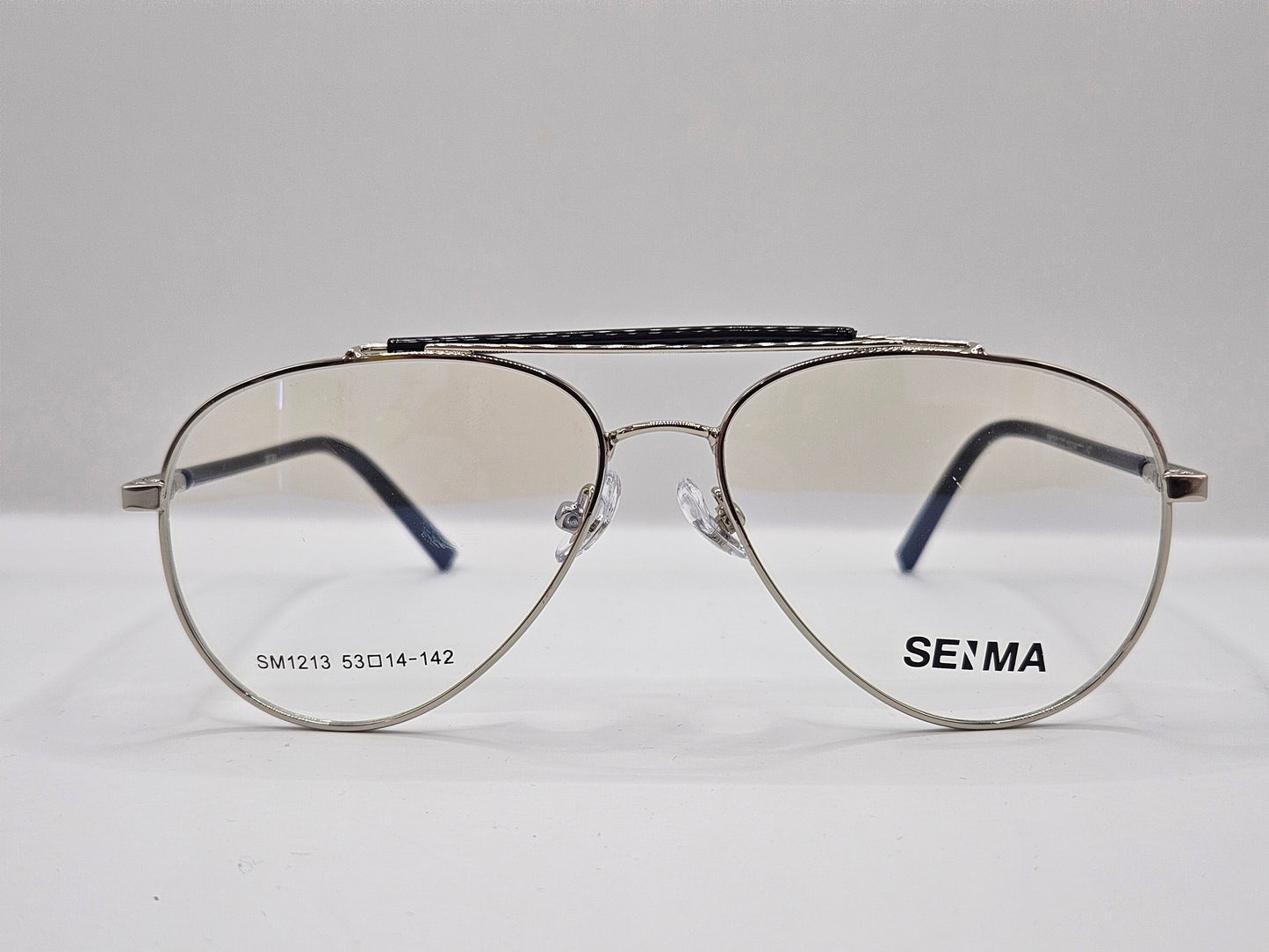 Lentes Básico 2 Seima SM1215 — Metal (Plata/Negro, Negro y Dorado/Negro)