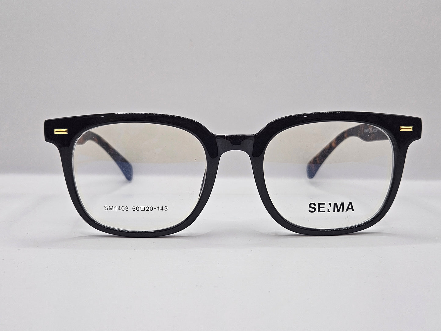 Lentes Básicos Seima SM1404 — Pasta (Negro/Azul, Gris, Cristal, Café y Animal Print)