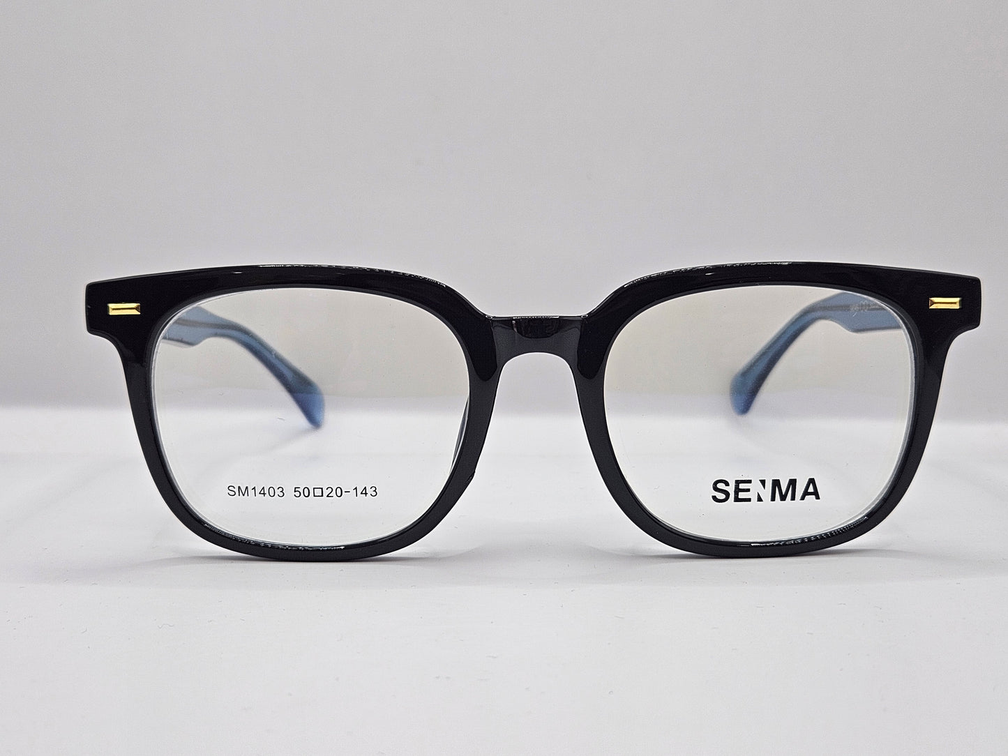 Lentes Básicos Seima SM1404 — Pasta (Negro/Azul, Gris, Cristal, Café y Animal Print)