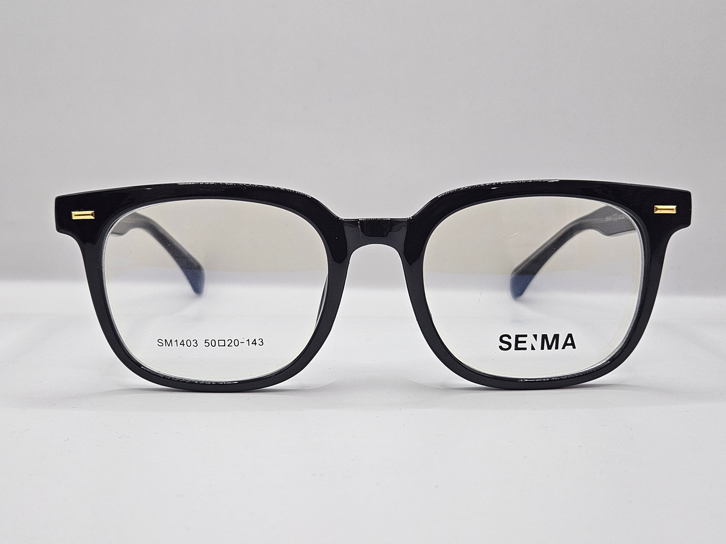 Lentes Básicos Seima SM1404 — Pasta (Negro/Azul, Gris, Cristal, Café y Animal Print)