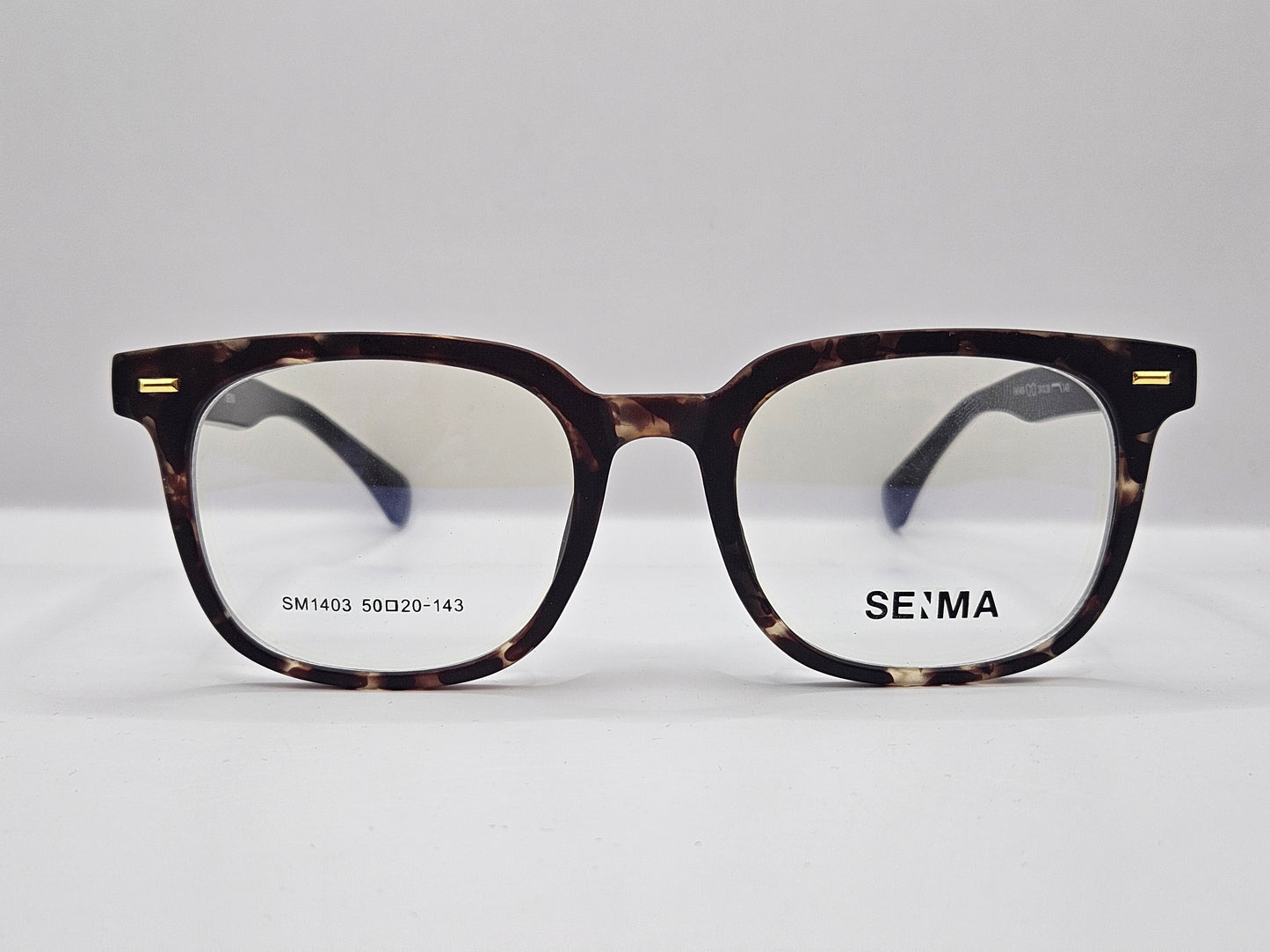 Lentes Básicos Seima SM1404 — Pasta (Negro/Azul, Gris, Cristal, Café y Animal Print)
