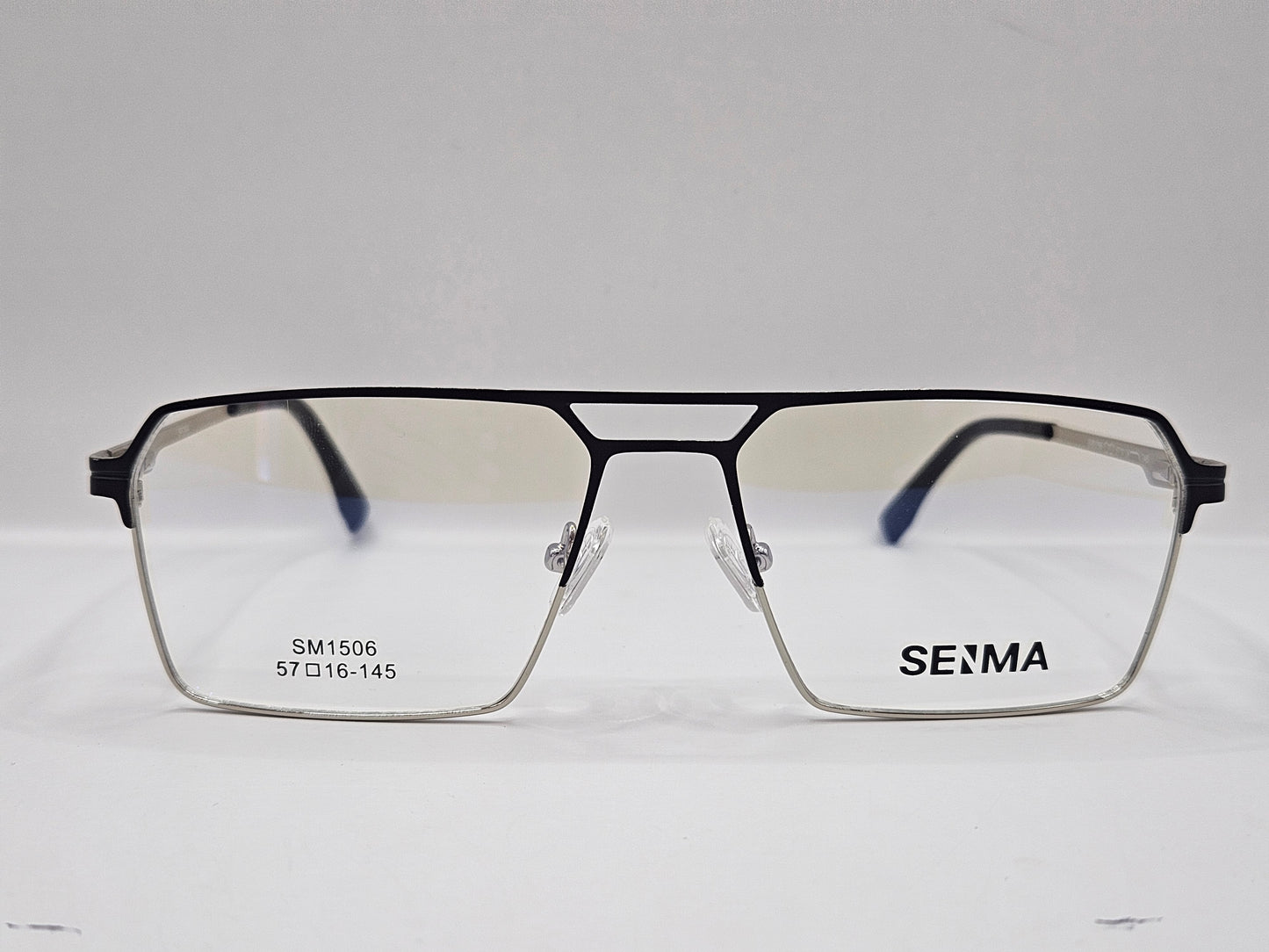 Lentes Básico 2 Seima SM1506 — Metal (Negro/Dorado y Negro/Plata)