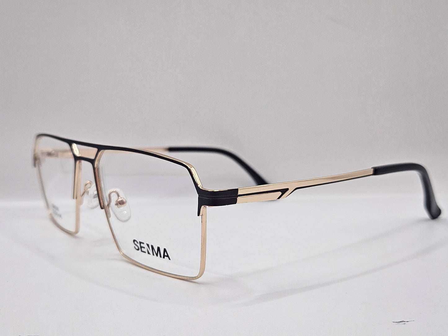 Lentes Básico 2 Seima SM1506 — Metal (Negro/Dorado y Negro/Plata)