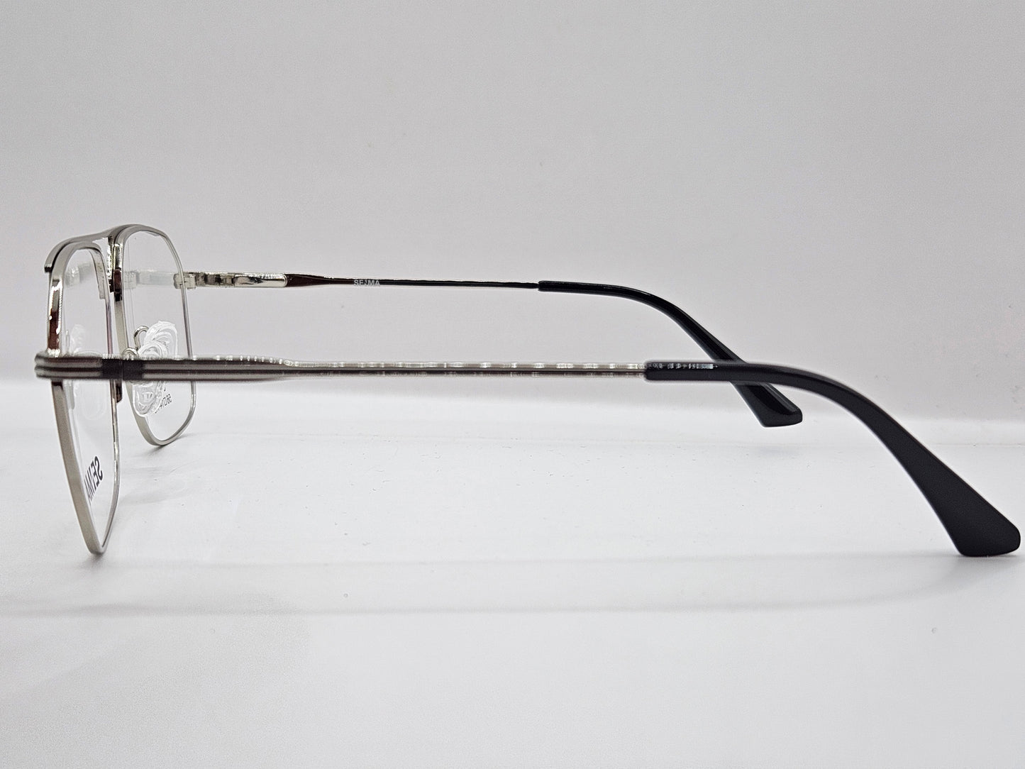 Lentes Básico 2 Seima SM1508 — Metal (Plata/Negro y Dorado/Negro)