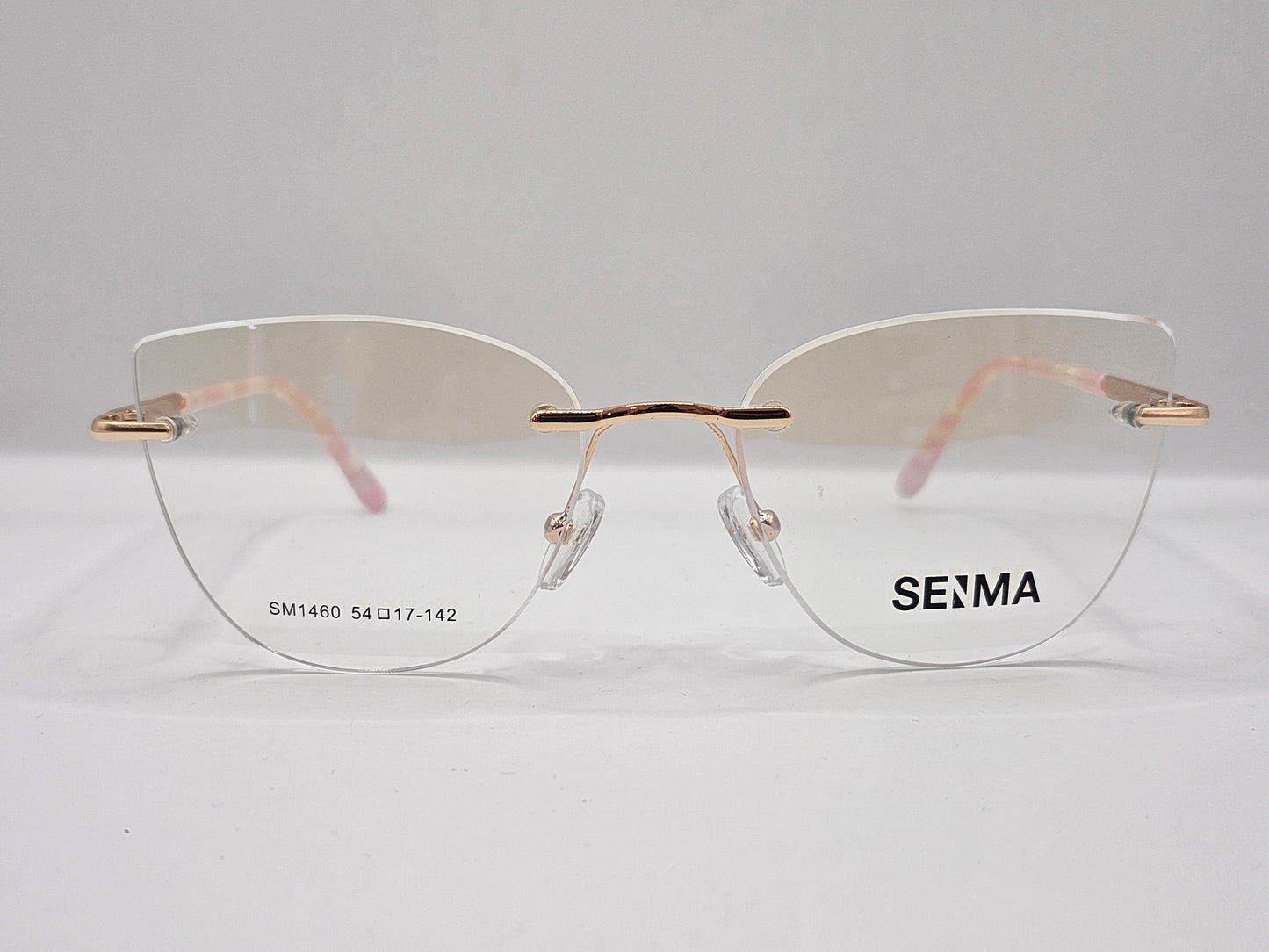 Lentes Básico 2 Seima SM1460 — Metal (Dorado/Negro y Dorado/Rosa)