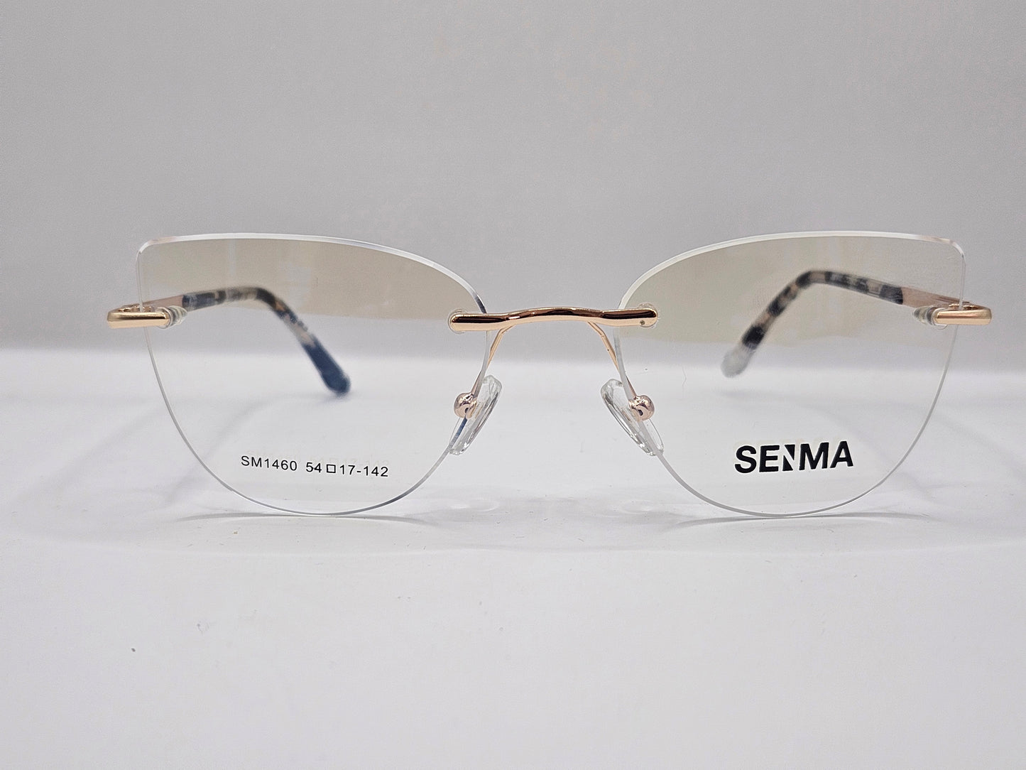 Lentes Básico 2 Seima SM1460 — Metal (Dorado/Negro y Dorado/Rosa)
