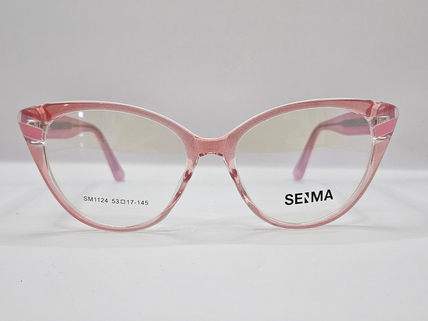 Lentes Básicos Seima SM1124 — Pasta (Humo/Negro y Rosa Cristal)