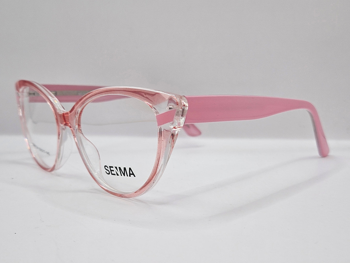 Lentes Básicos Seima SM1124 — Pasta (Humo/Negro y Rosa Cristal)