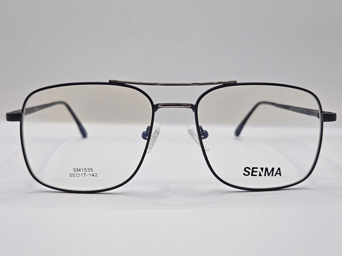 Lentes Básico 2 Seima SM1535 — Metal (Negro/Plata, Gris y Azul)