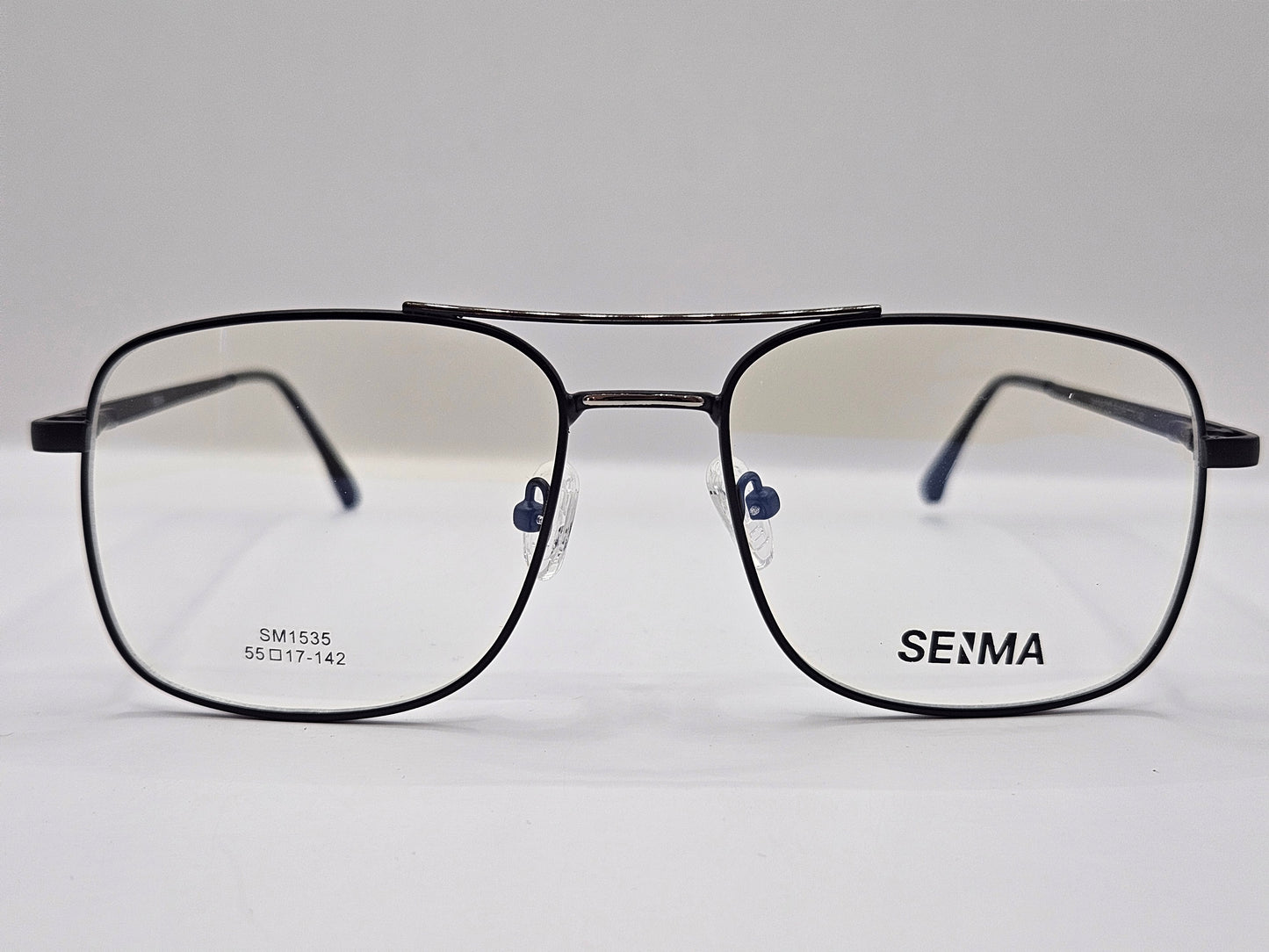 Lentes Básico 2 Seima SM1535 — Metal (Negro/Plata, Gris y Azul)
