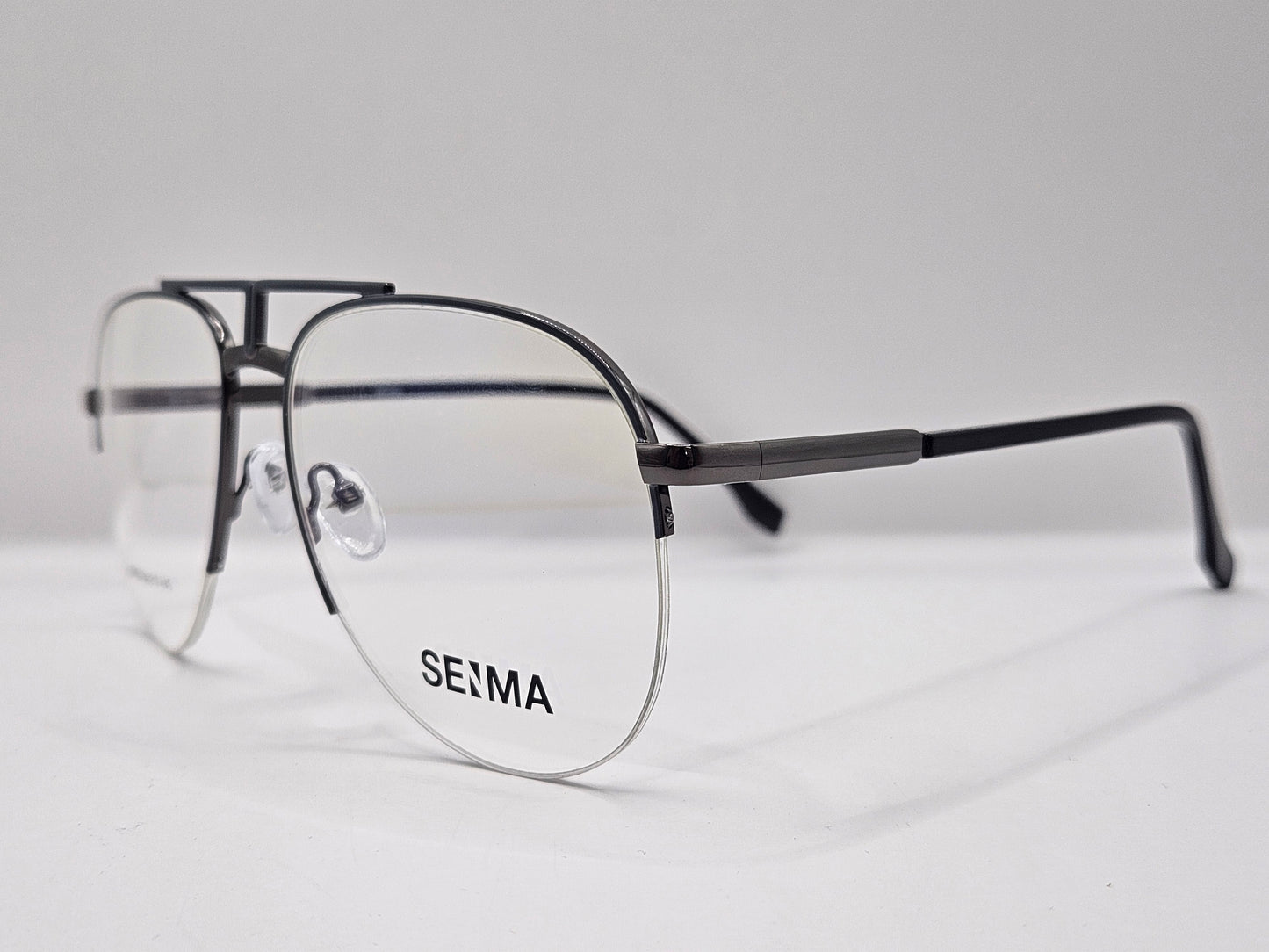 Lentes Básico 2 Seima SM1092 Gris/Plata — Metal