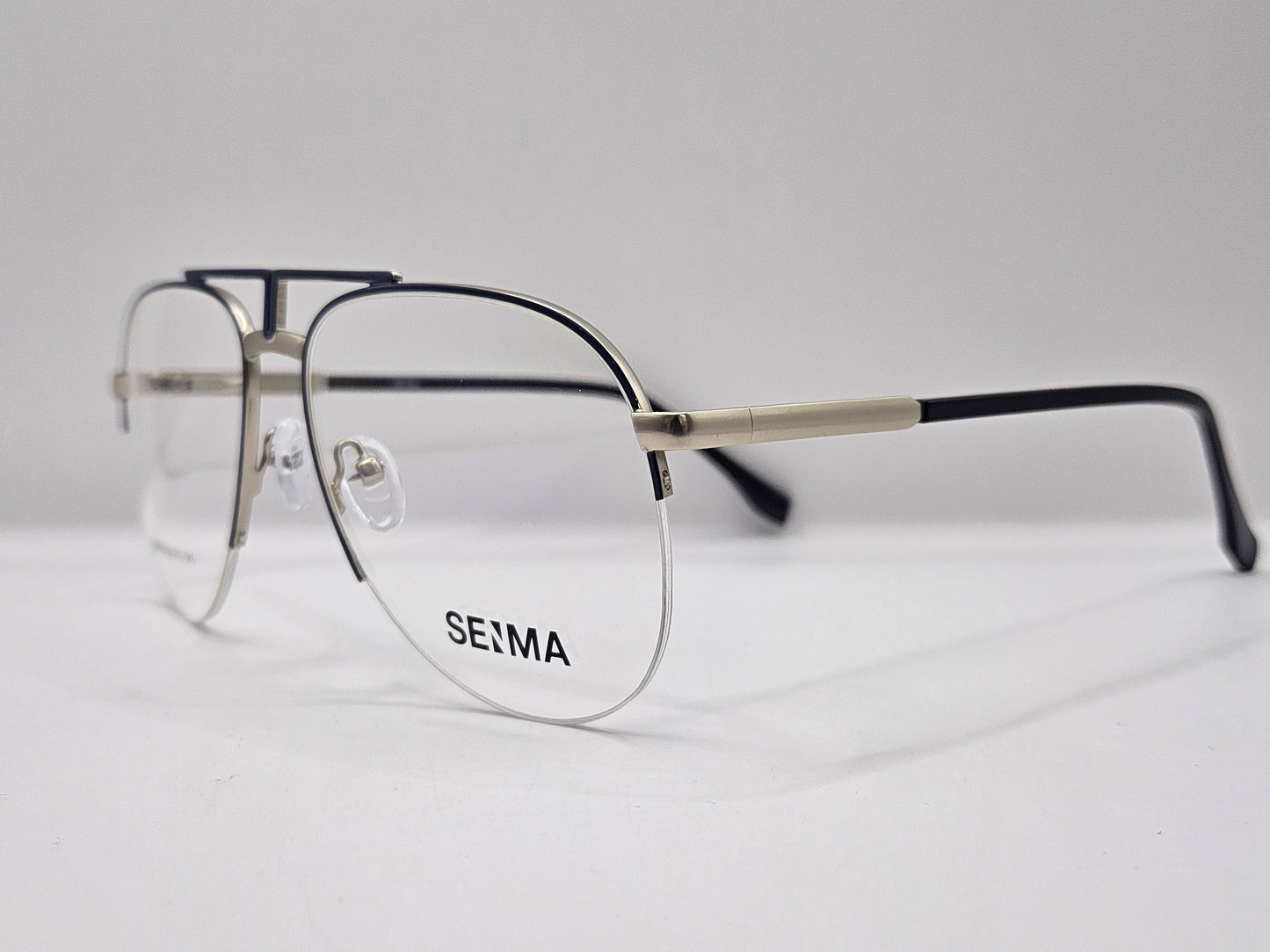 Lentes Básico 2 Seima SM1092 Gris/Plata — Metal
