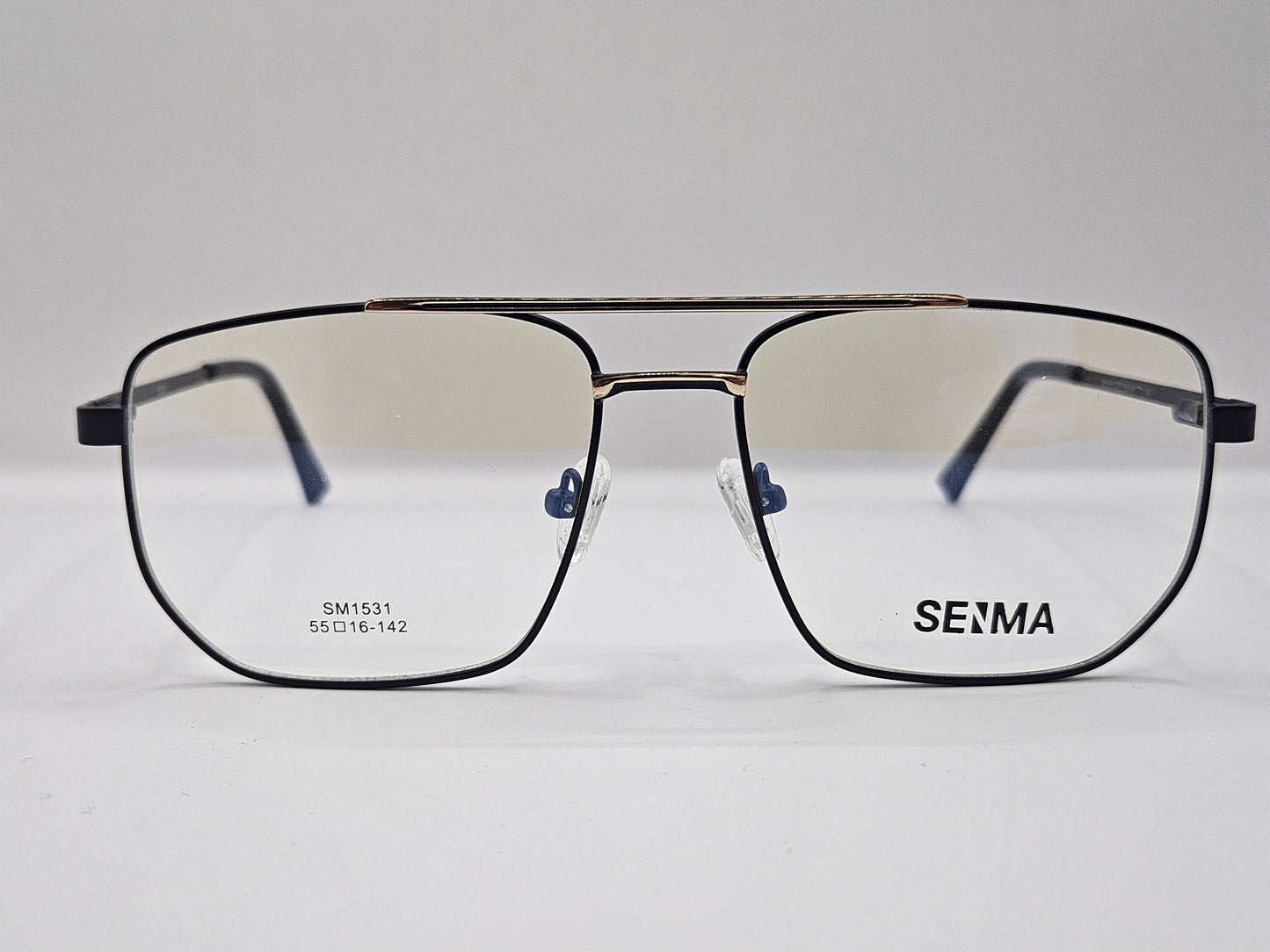 Lentes Básico 2 Seima SM1531 — Metal (Negro/Dorado, Negro/Plata, Azul/Plata, Gris/Plata y Negro/Café)