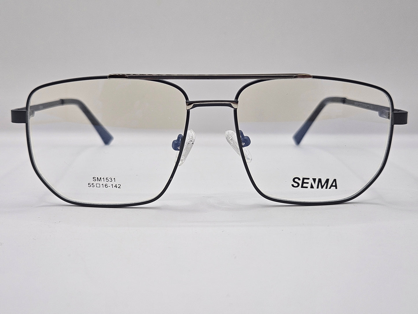 Lentes Básico 2 Seima SM1531 — Metal (Negro/Dorado, Negro/Plata, Azul/Plata, Gris/Plata y Negro/Café)