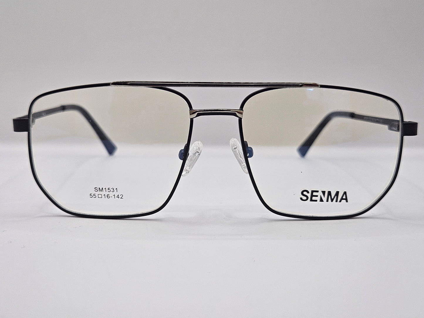 Lentes Básico 2 Seima SM1531 — Metal (Negro/Dorado, Negro/Plata, Azul/Plata, Gris/Plata y Negro/Café)