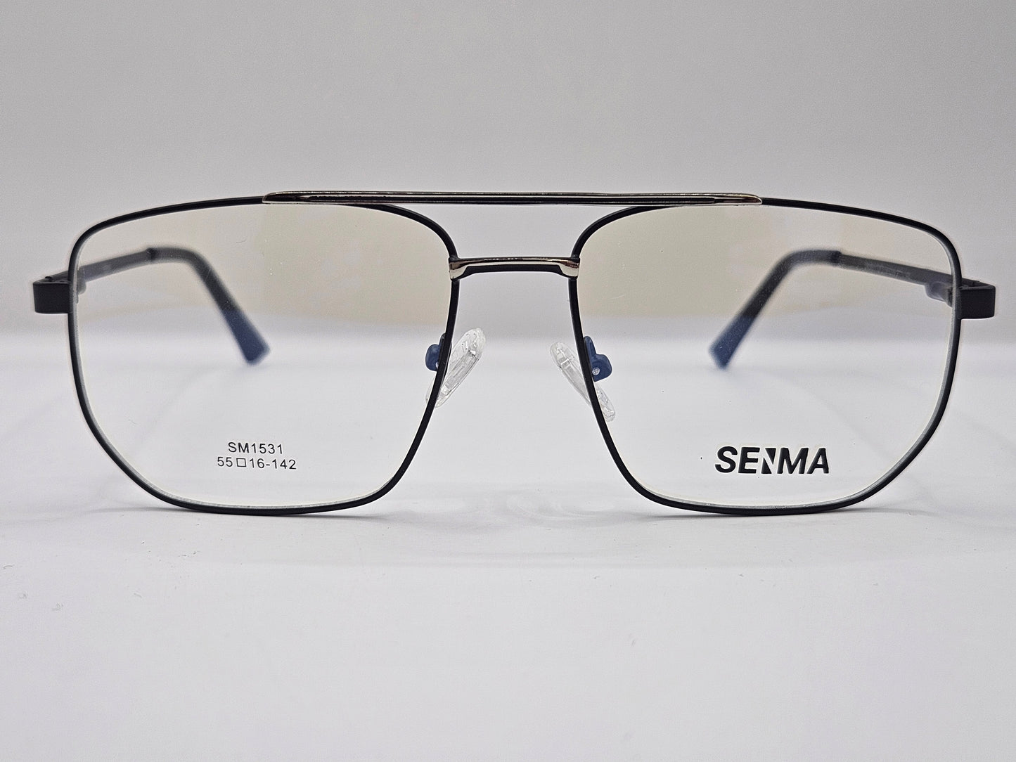 Lentes Básico 2 Seima SM1531 — Metal (Negro/Dorado, Negro/Plata, Azul/Plata, Gris/Plata y Negro/Café)