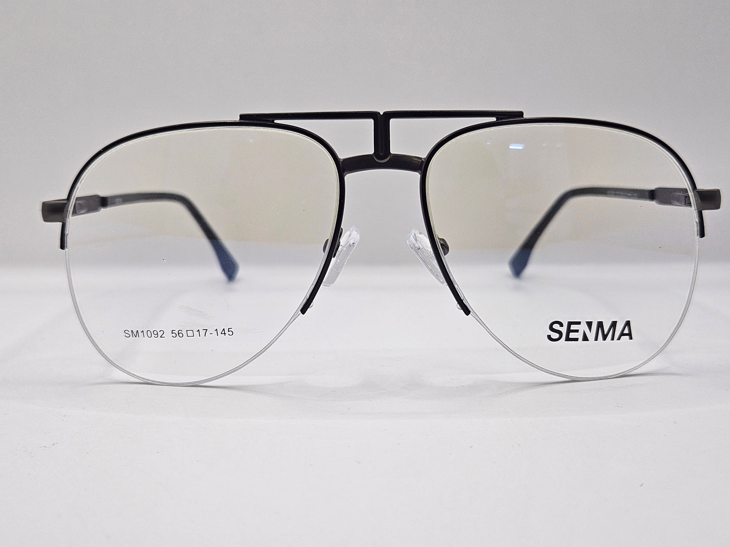 Lentes Básico 2 Seima SM1092 Gris/Plata — Metal