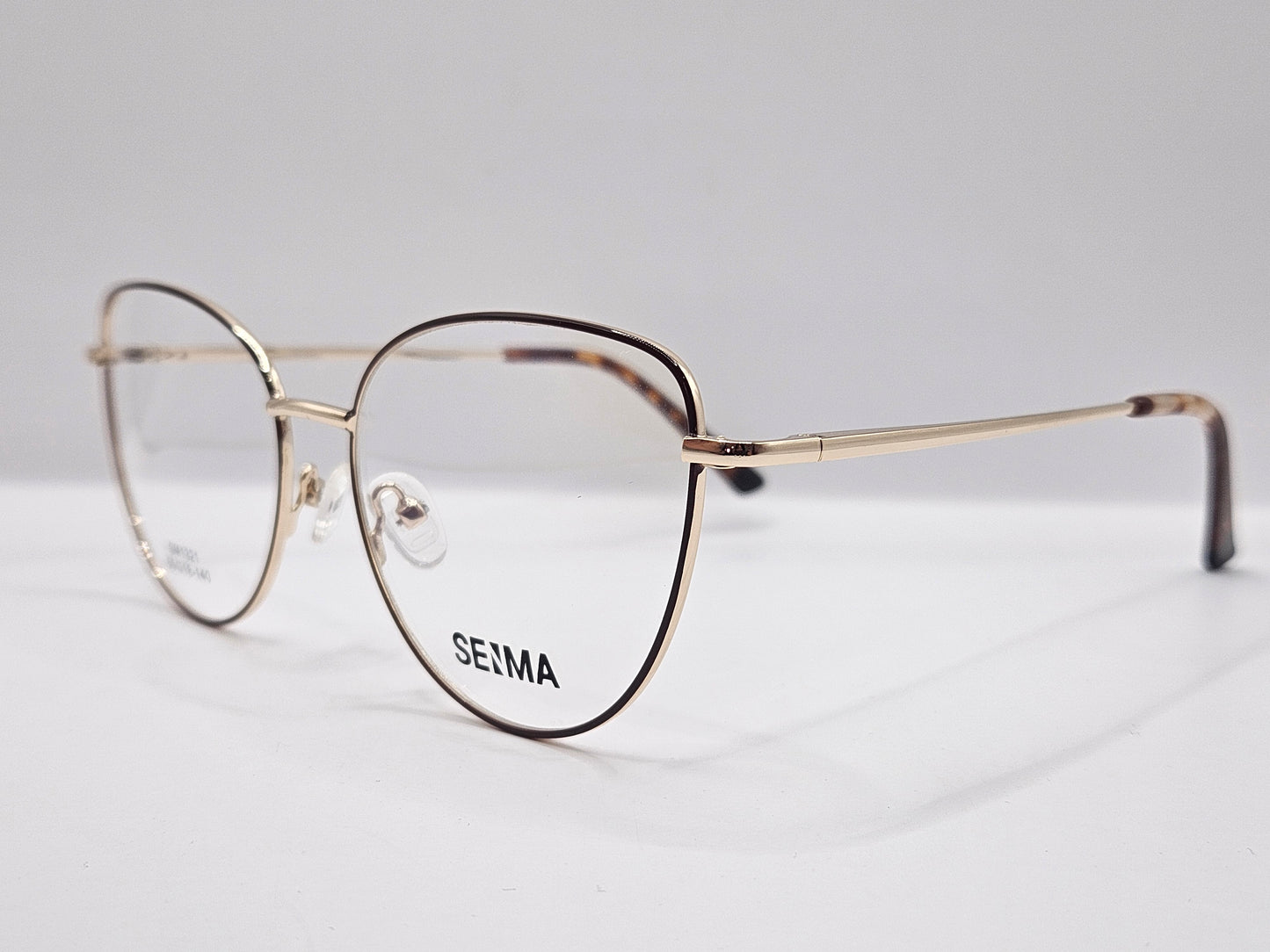 Lentes Básico 2 Seima SM1321 — Metal (Negro/Plateado/Rojo y Café/Plateado)