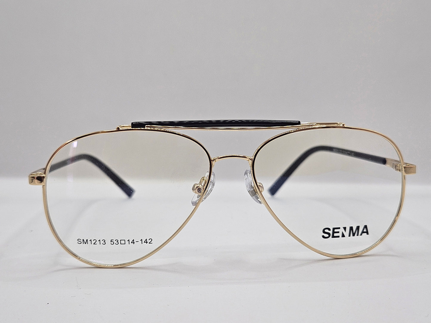 Lentes Básico 2 Seima SM1215 — Metal (Plata/Negro, Negro y Dorado/Negro)