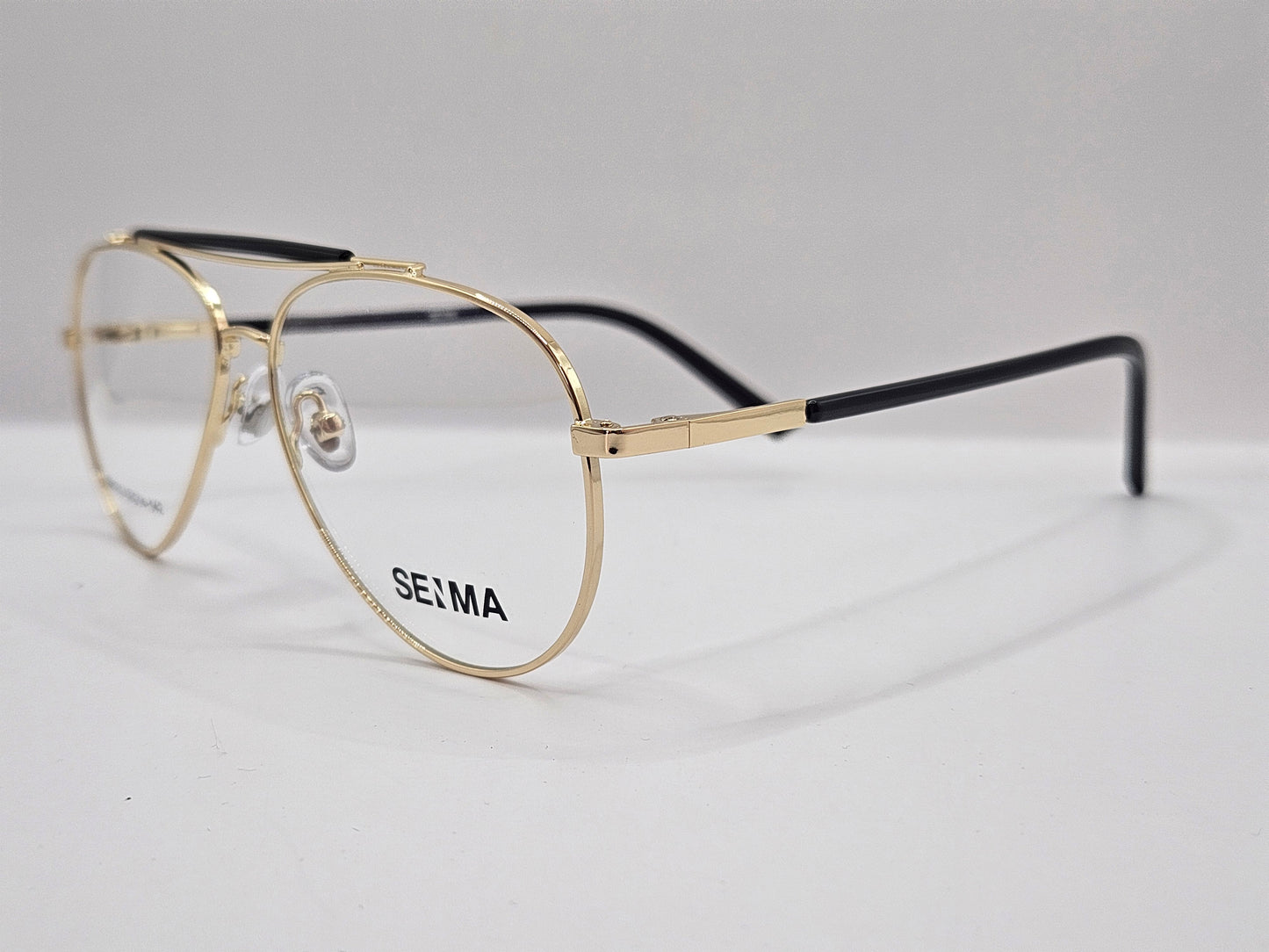 Lentes Básico 2 Seima SM1215 — Metal (Plata/Negro, Negro y Dorado/Negro)